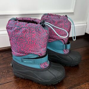 Columbia Powderbug Snowlite Waterproof Boots, Kids Size 1
